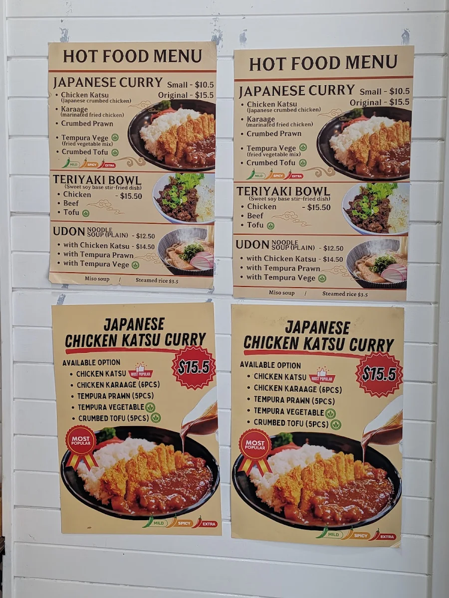 Menu, Ok Sushi West End