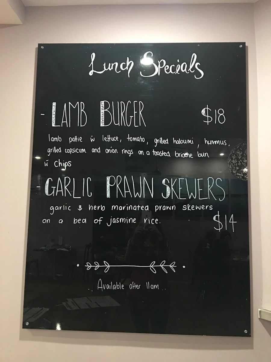 Menu, Hippo Espresso