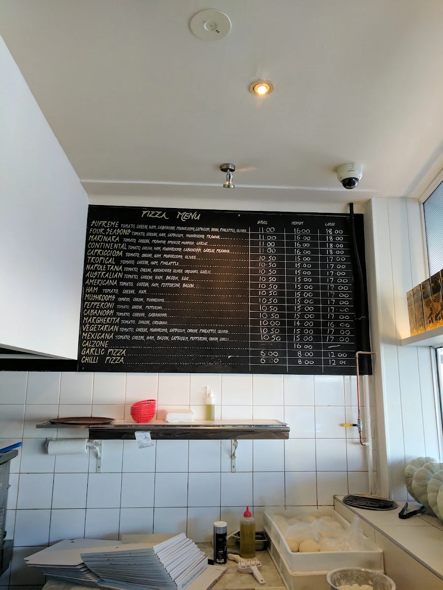 Menu, Mamma Barone