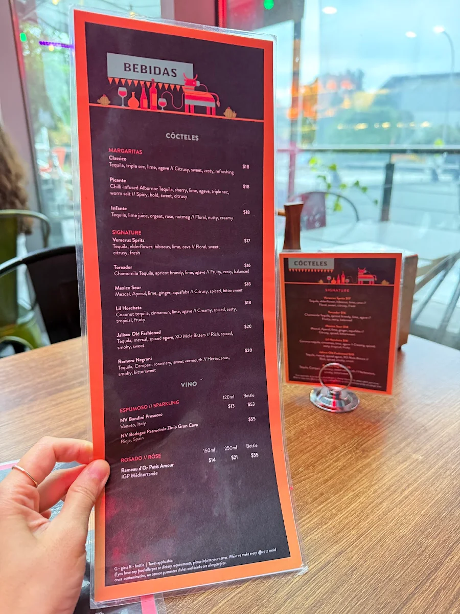 Menu, Little Birria Mascot