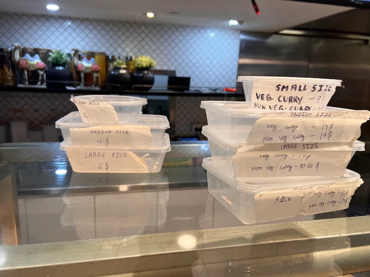 Menu, Chotiwala