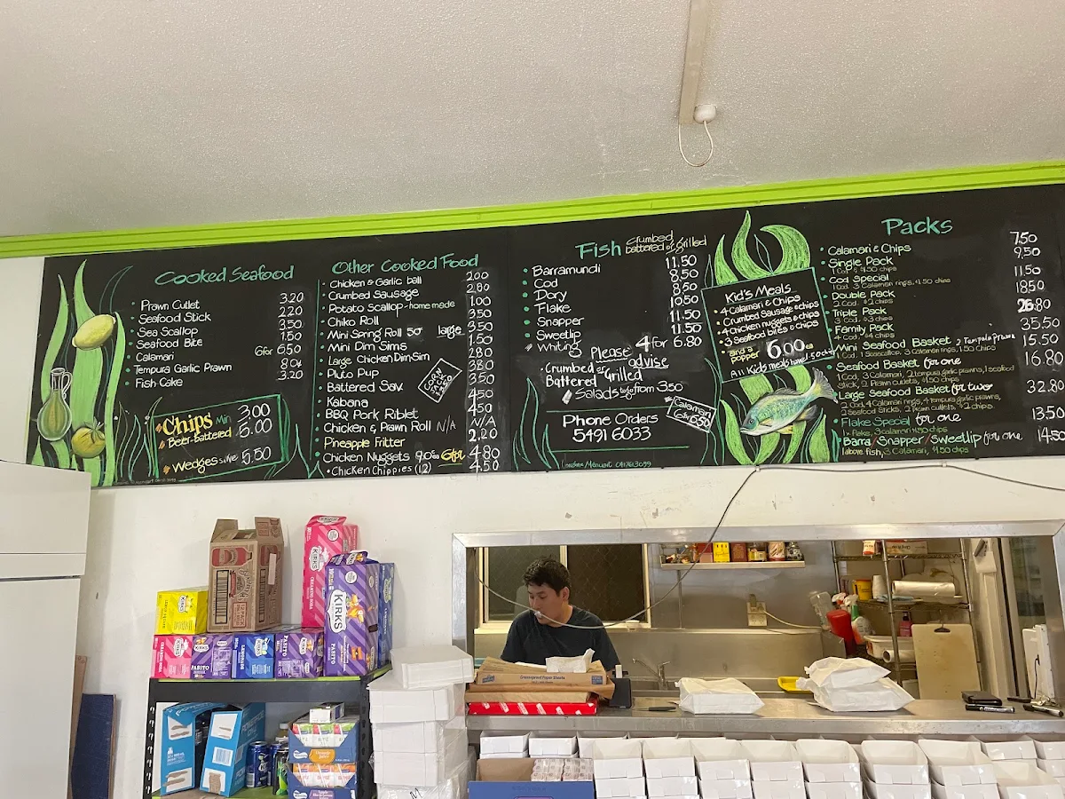 Menu, The Fish Bowl