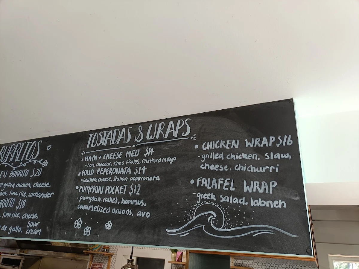 Menu, Tinos Bodega