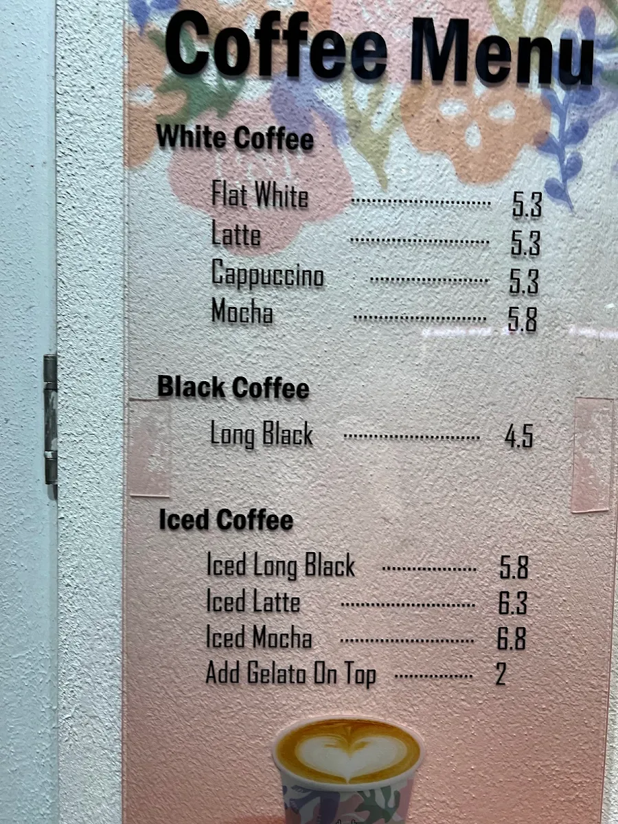 Menu, Sweet Lu Chinatown