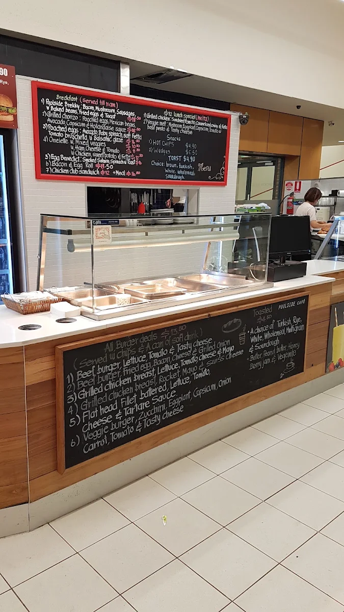 Menu, Poolside Cafe