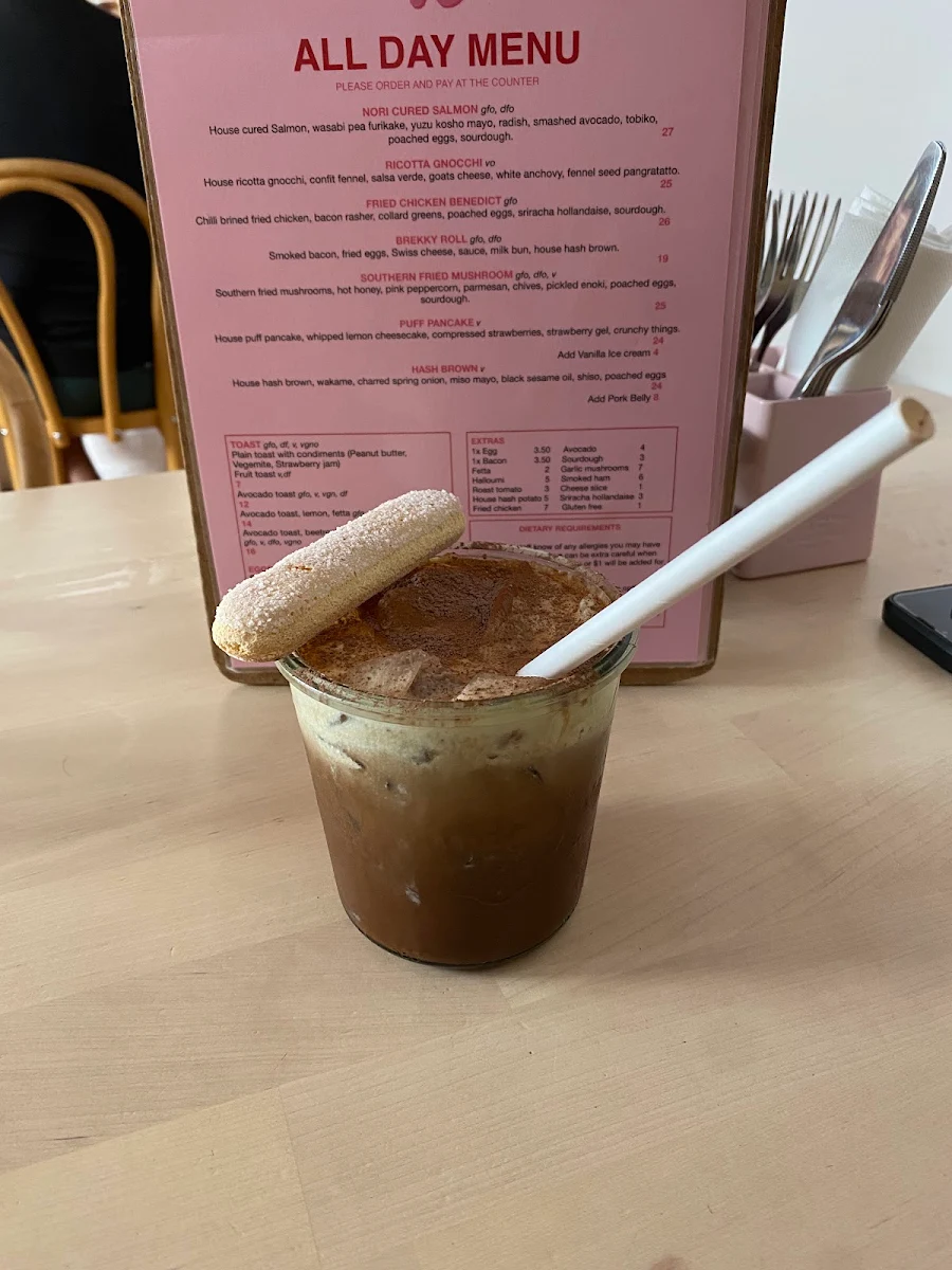 Menu, Little h Cafe