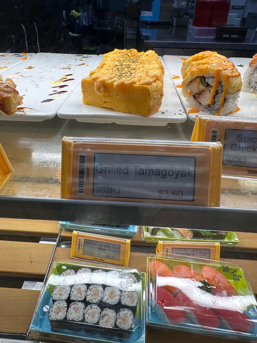 Menu, Sushi Hub Westfield Woden