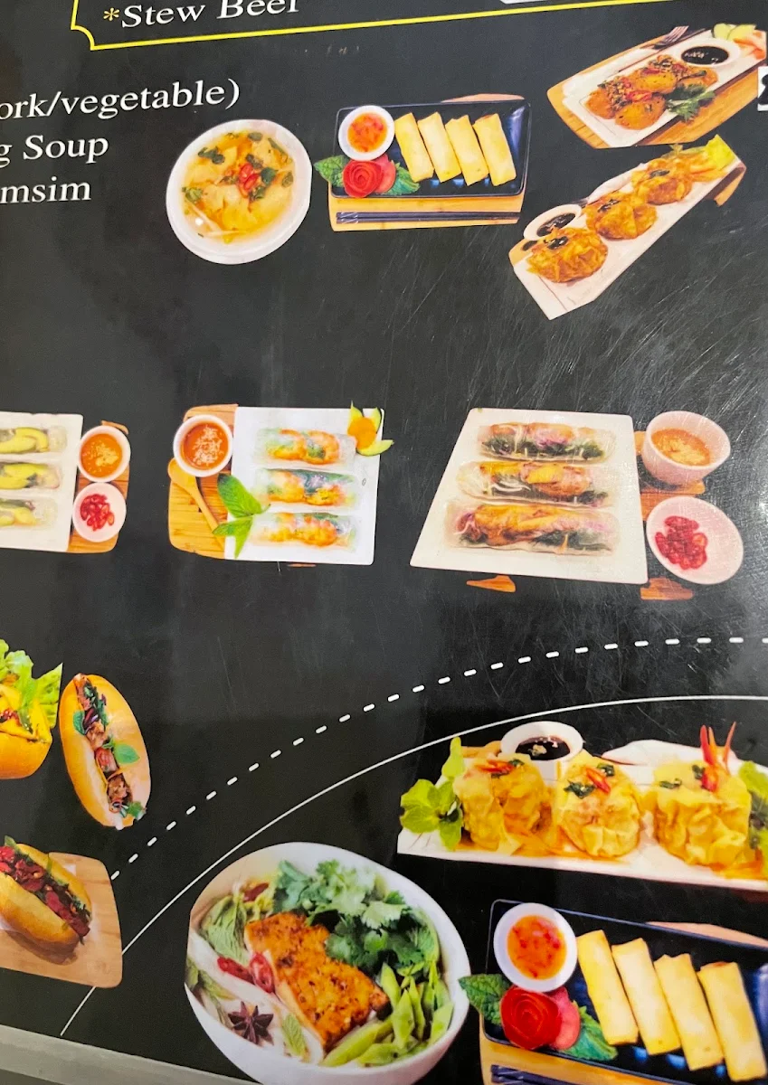 Menu, Banh Banh Espresso Five Dock