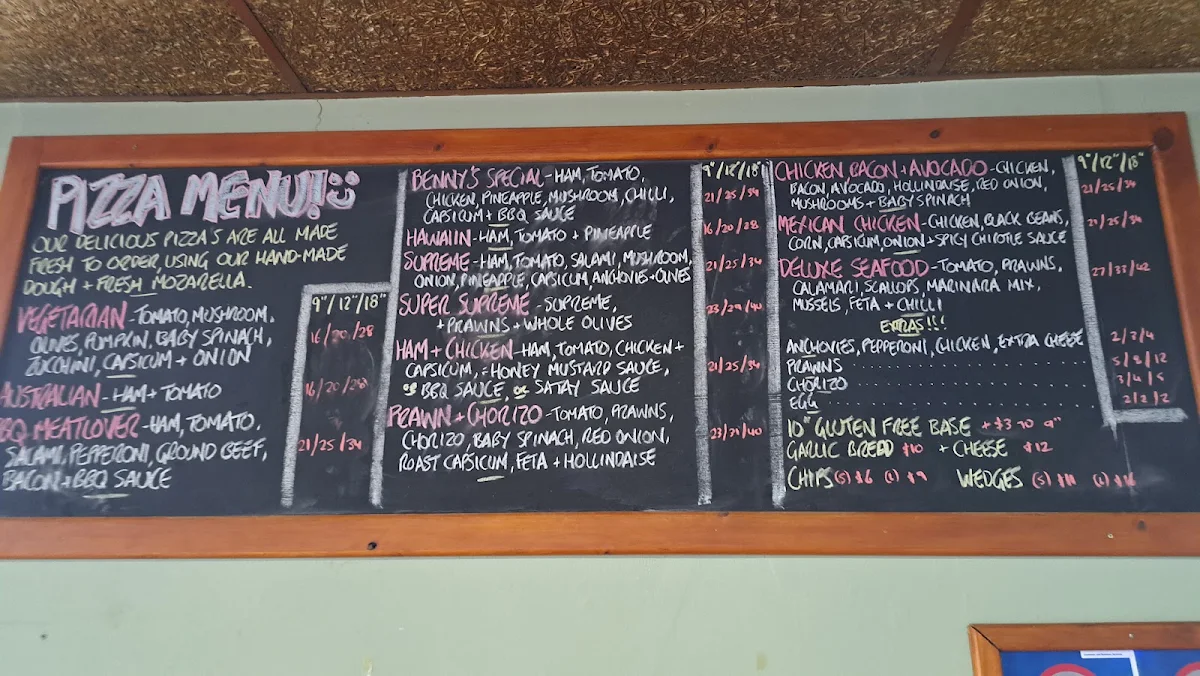 Menu, Cleve Hotel Motel