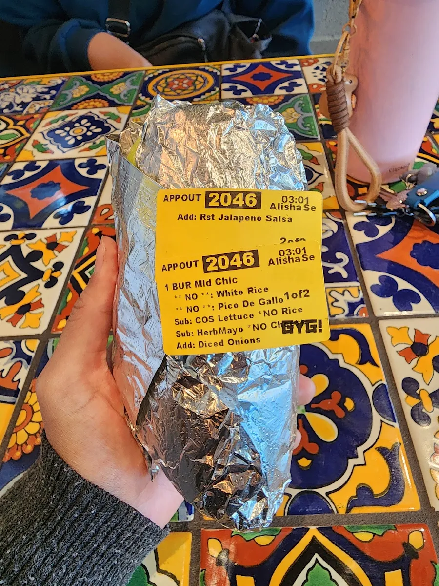 Menu, Guzman y Gomez - Bendigo