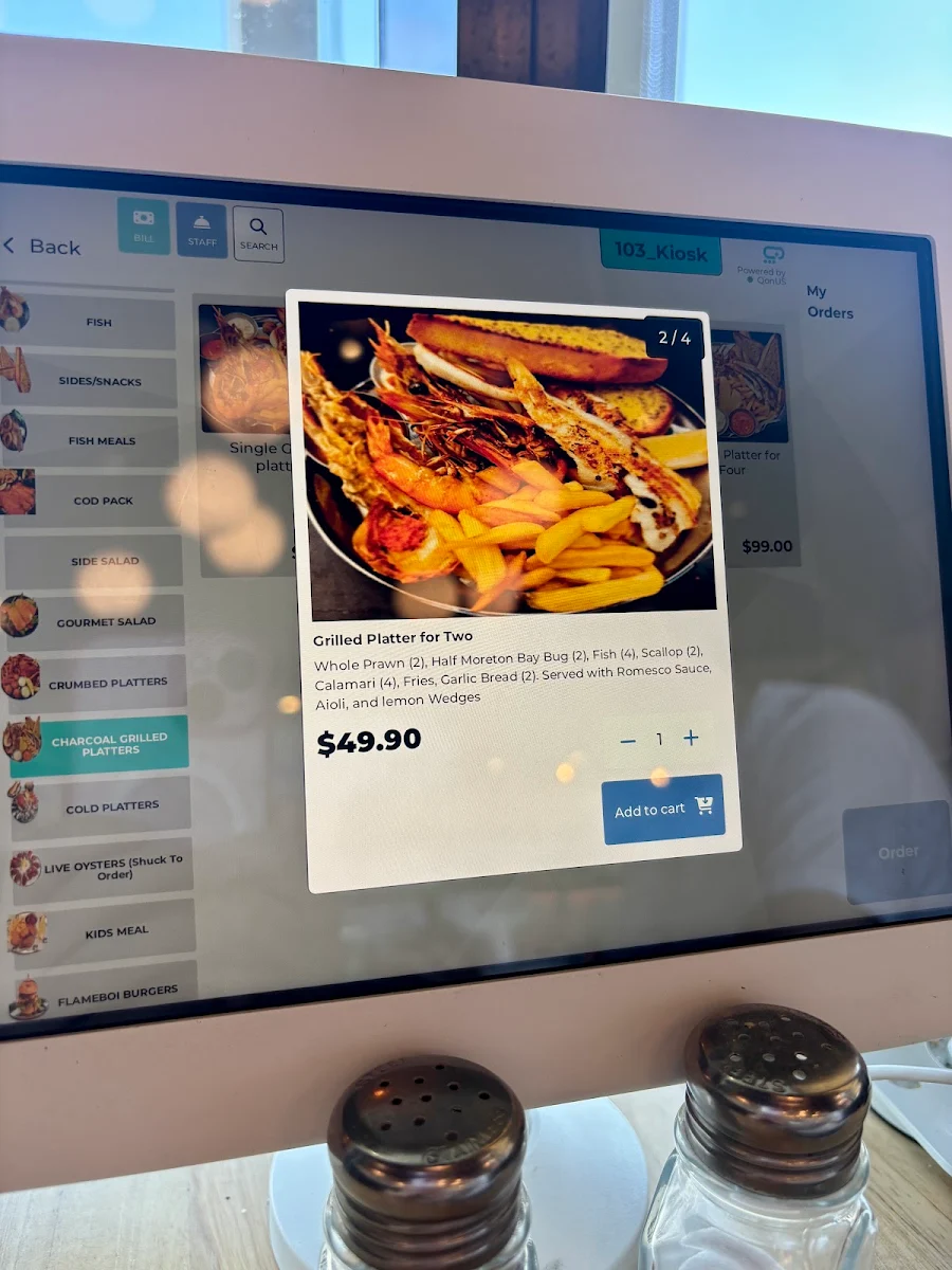 Menu, FISHBOI