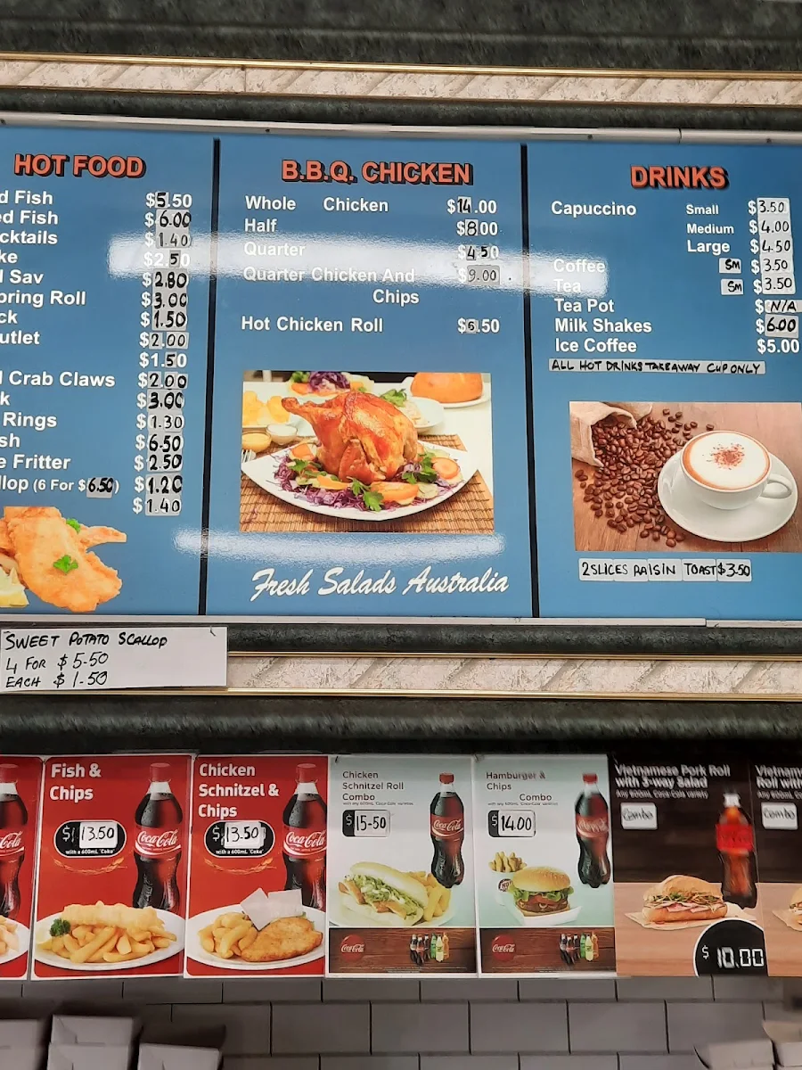 Menu, Wenty Takeaway