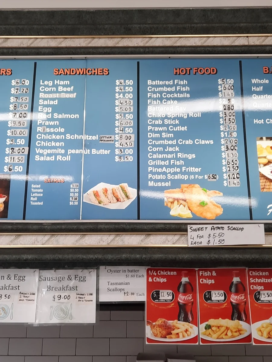 Menu, Wenty Takeaway