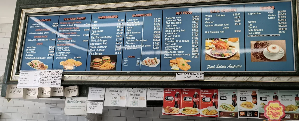 Menu, Wenty Takeaway