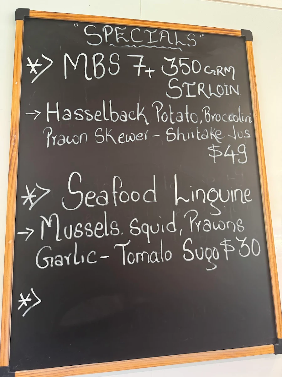 Menu, Rocky’s Grill