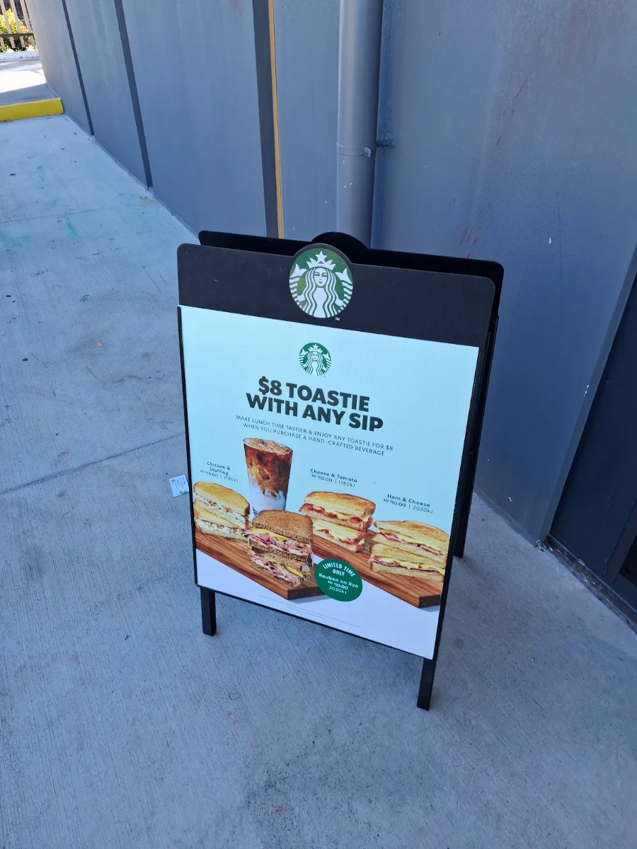 Menu, Starbucks Moorooka