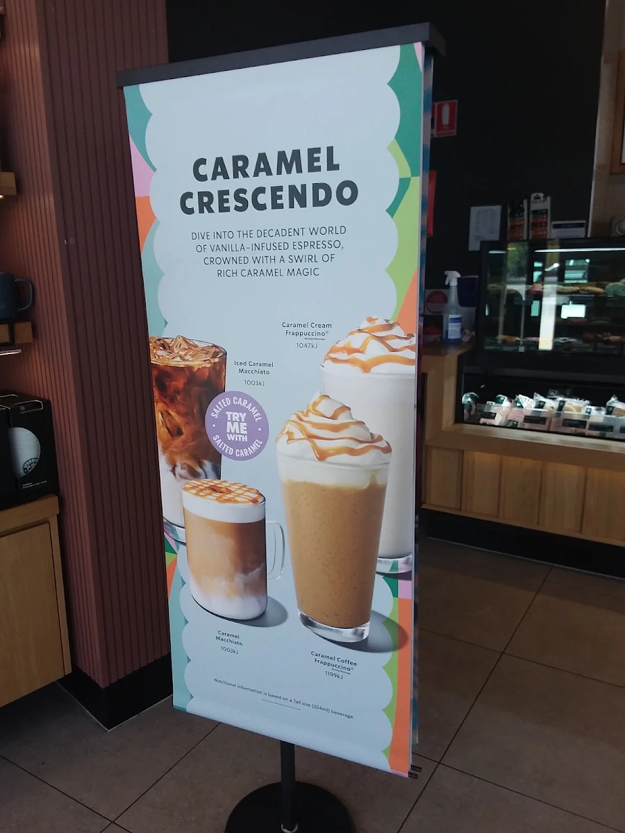 Menu, Starbucks Moorooka