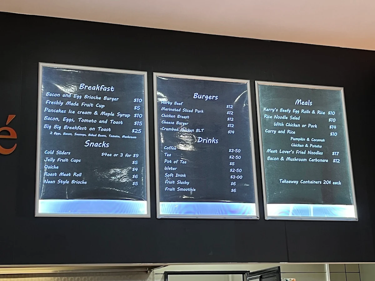 Menu, Popular Cafe OPEN