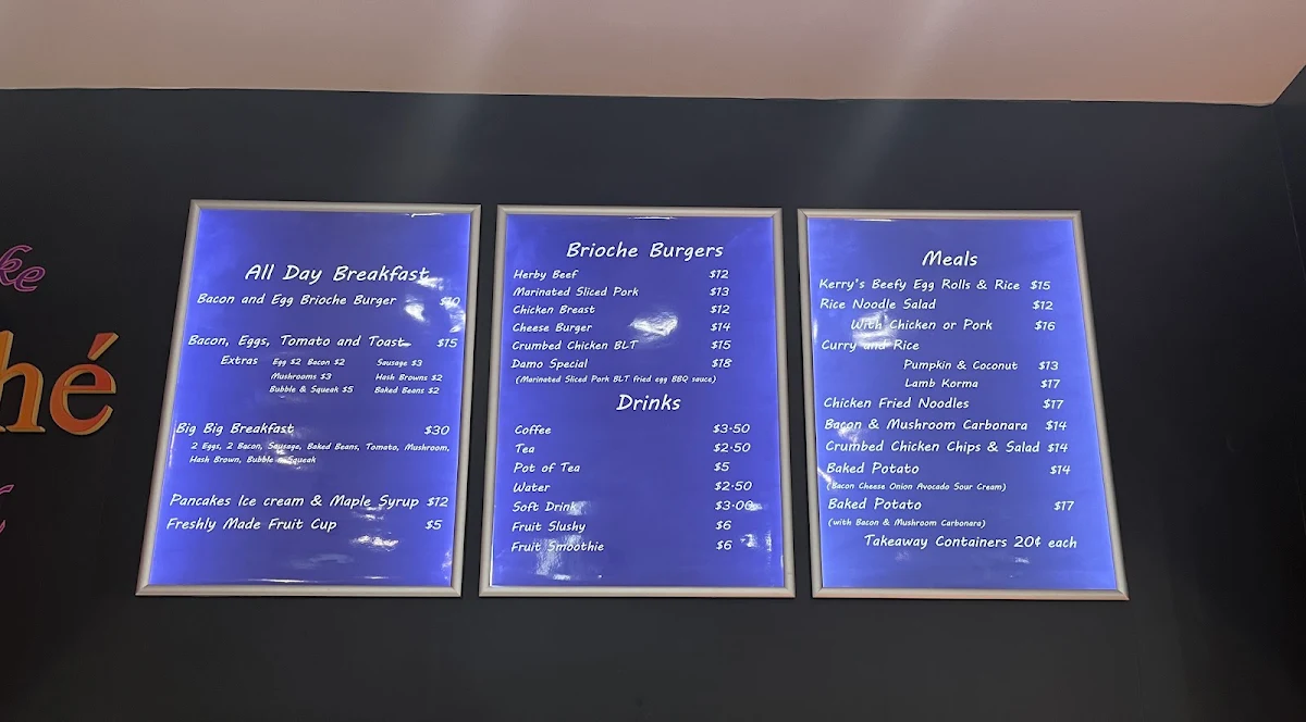Menu, Popular Cafe OPEN