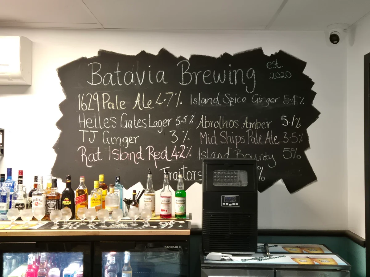 Menu, Batavia Brewing