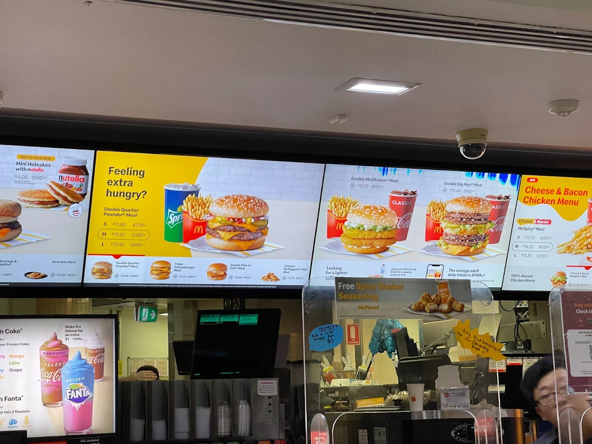 Menu, McDonald's Cavill III