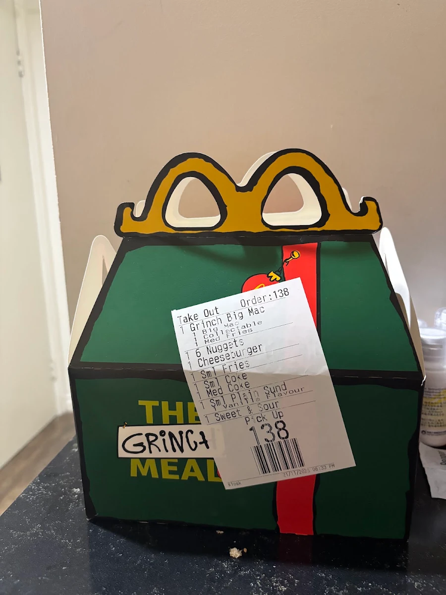 Menu, McDonald's Cavill III