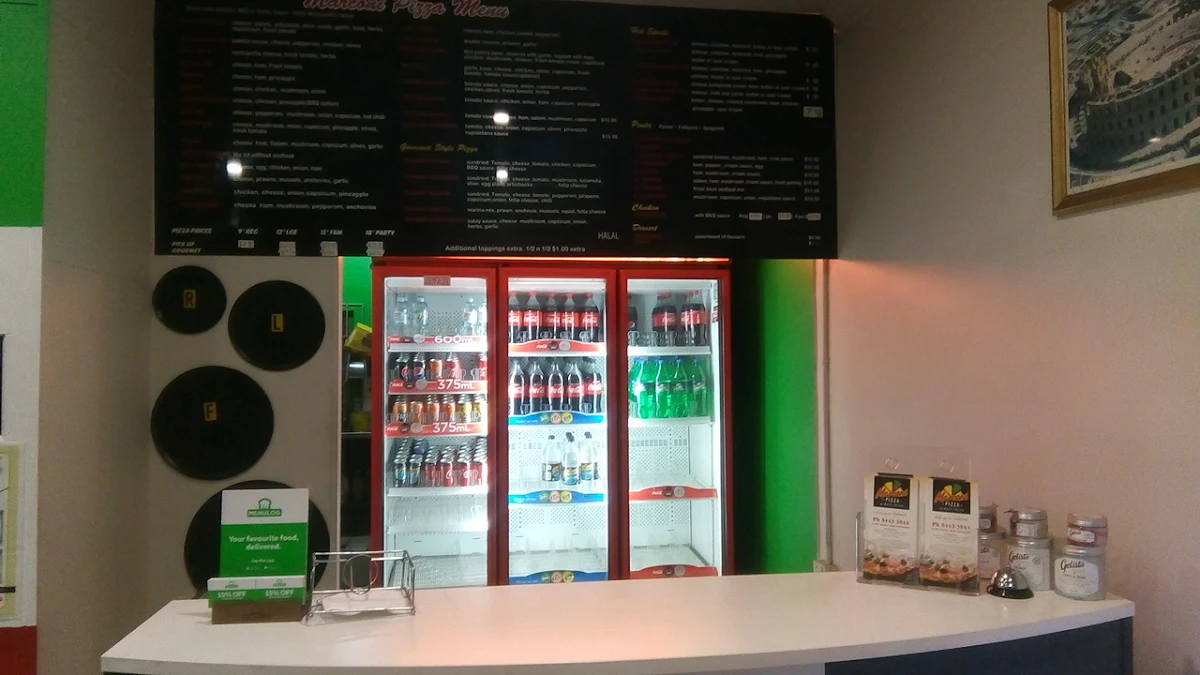 Menu, Marconi Pizza