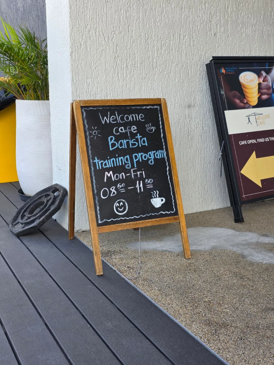 Menu, Welcome Cafe