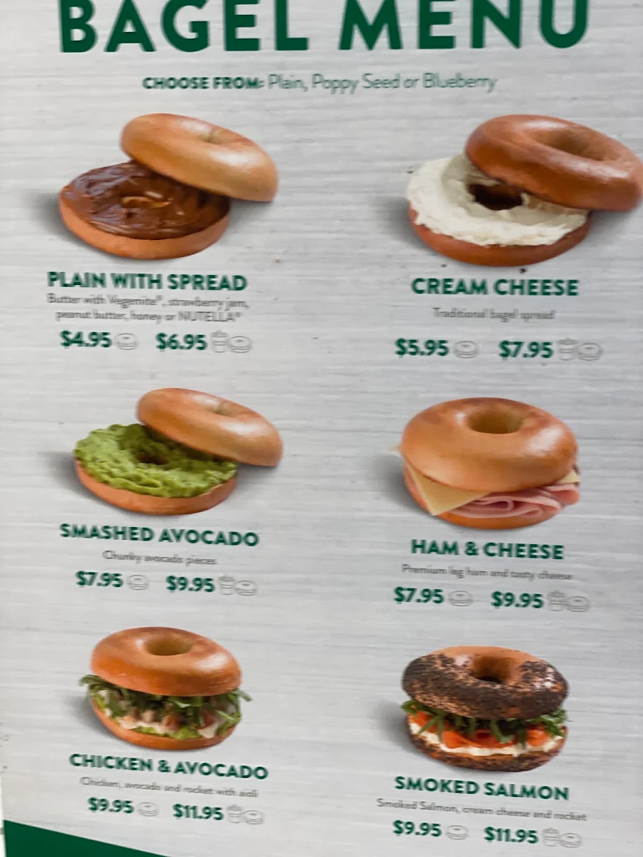 Menu, Krispy Kreme Liverpool
