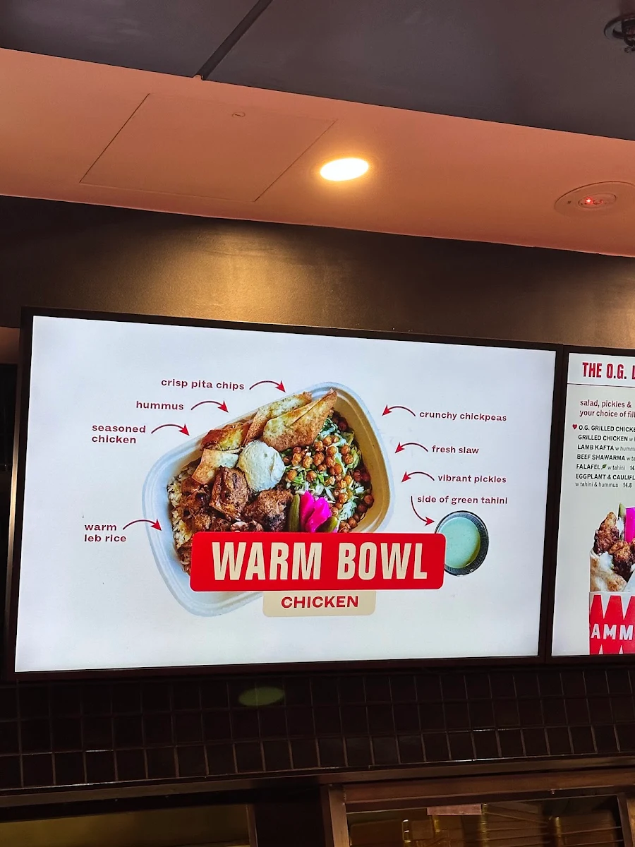 Menu, Sammi’s Circular Quay
