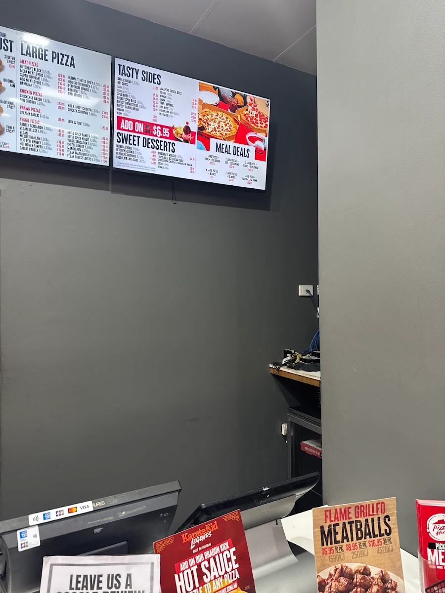 Menu, Domino's Pizza Footscray
