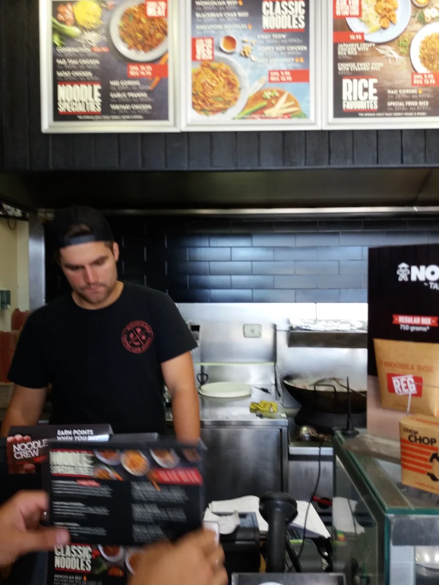 Menu, Noodle Box Oxenford