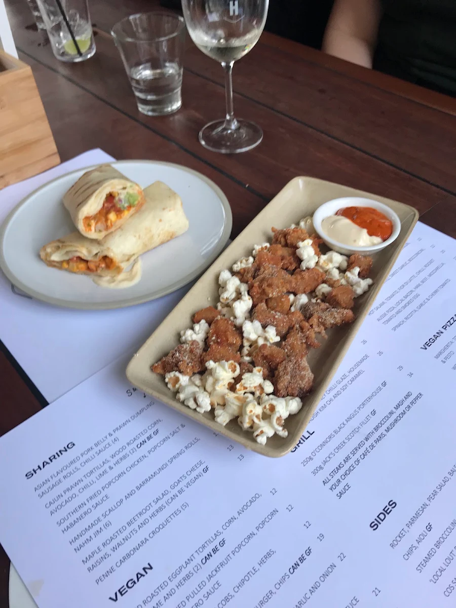 Menu, Hardimans Hotel