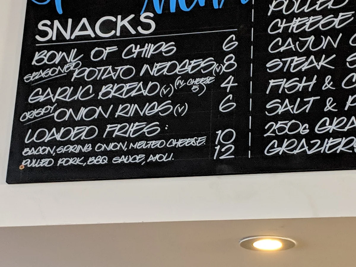 Menu, Plough Hotel