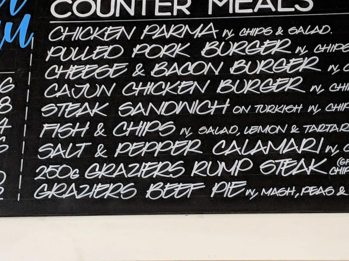 Menu, Plough Hotel