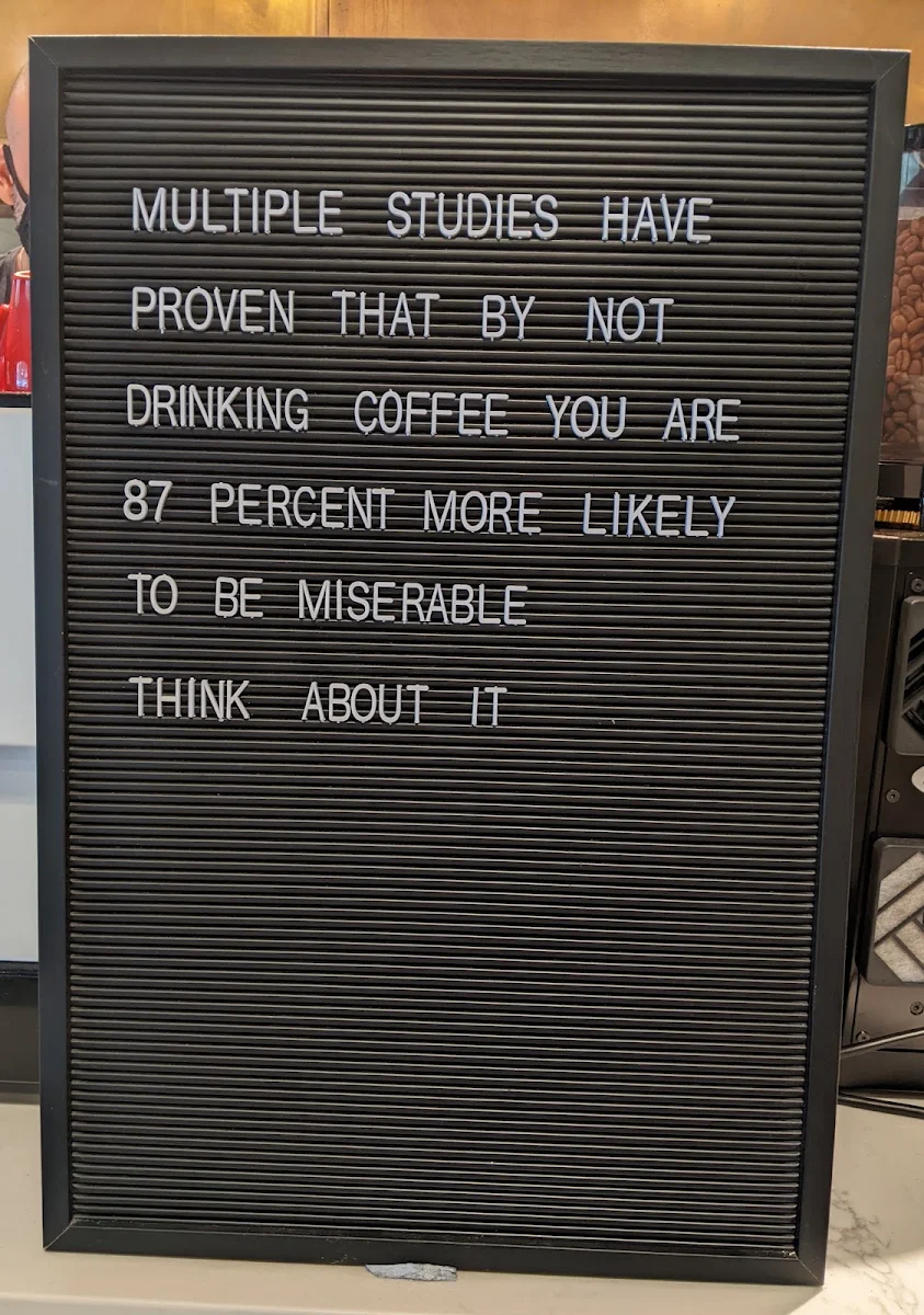 Menu, Mr Jones Cafe