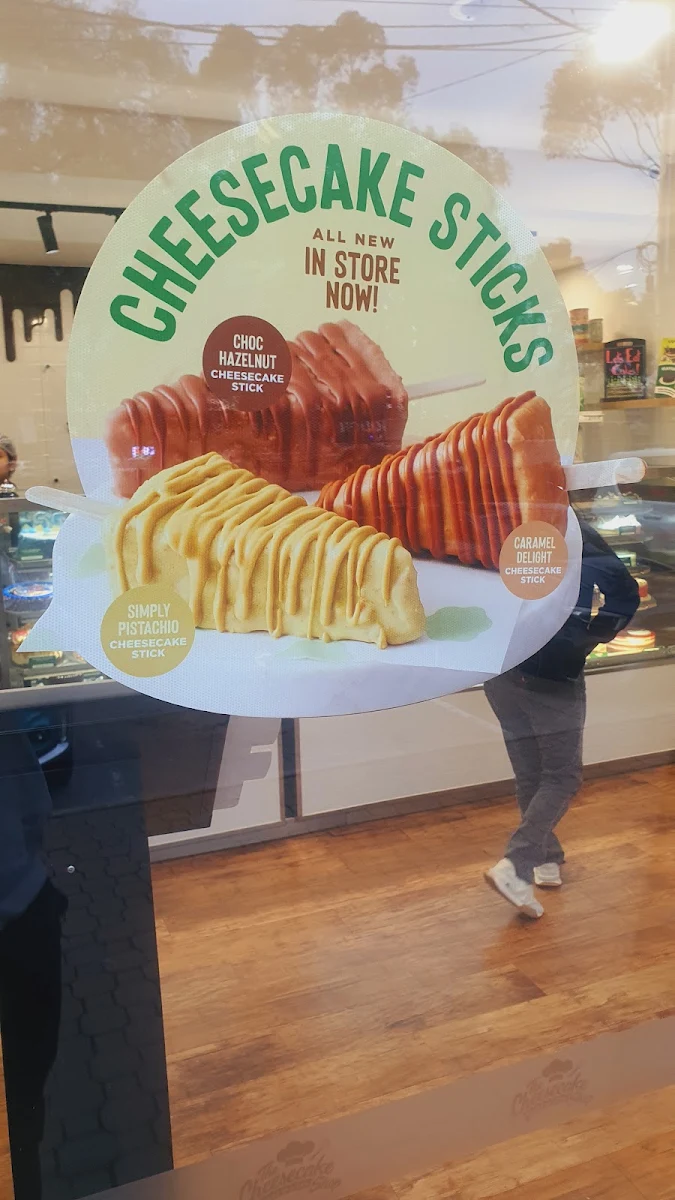 Menu, The Cheesecake Shop Melton