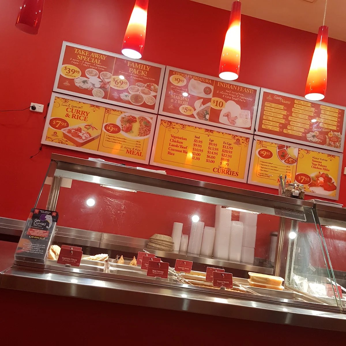 Menu, Get Curried