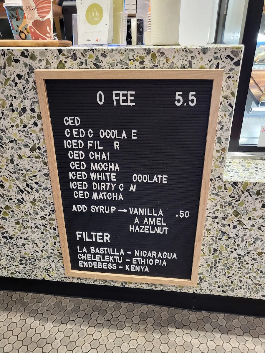 Menu, The Little Social
