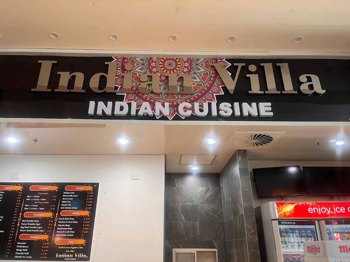Menu, Indian Villa