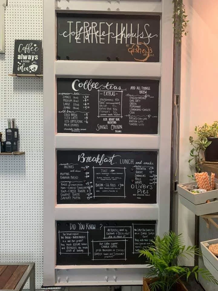 Menu, The Coffee House by Cashew's Artisans