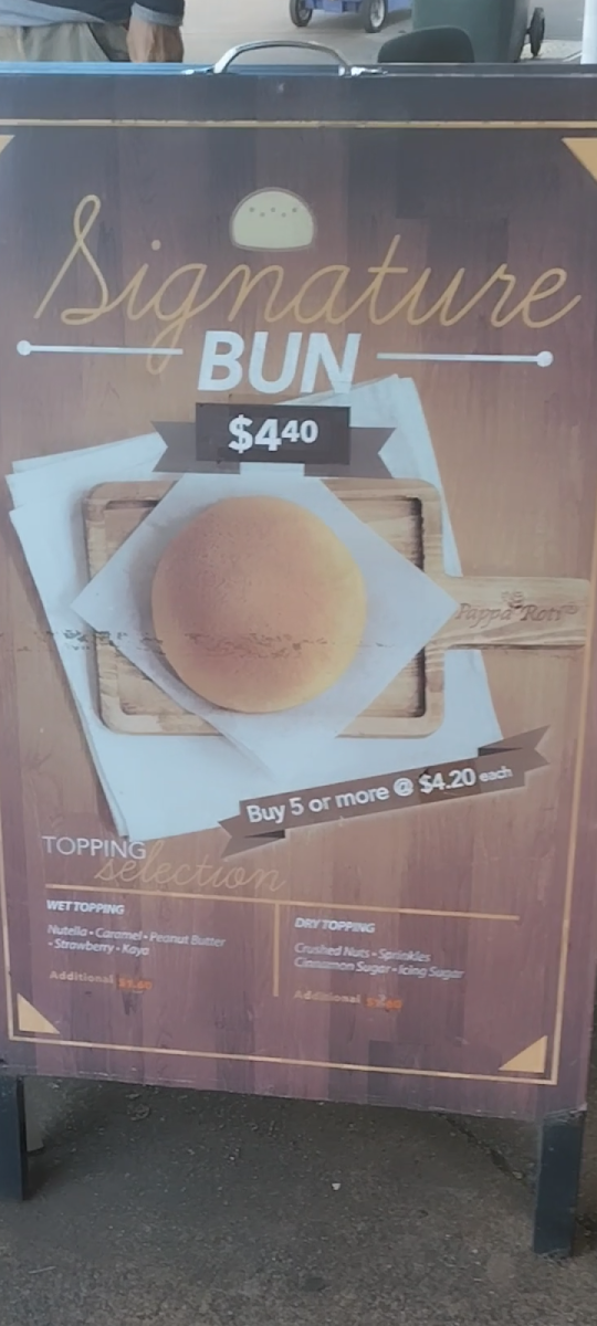 Menu, Papparoti