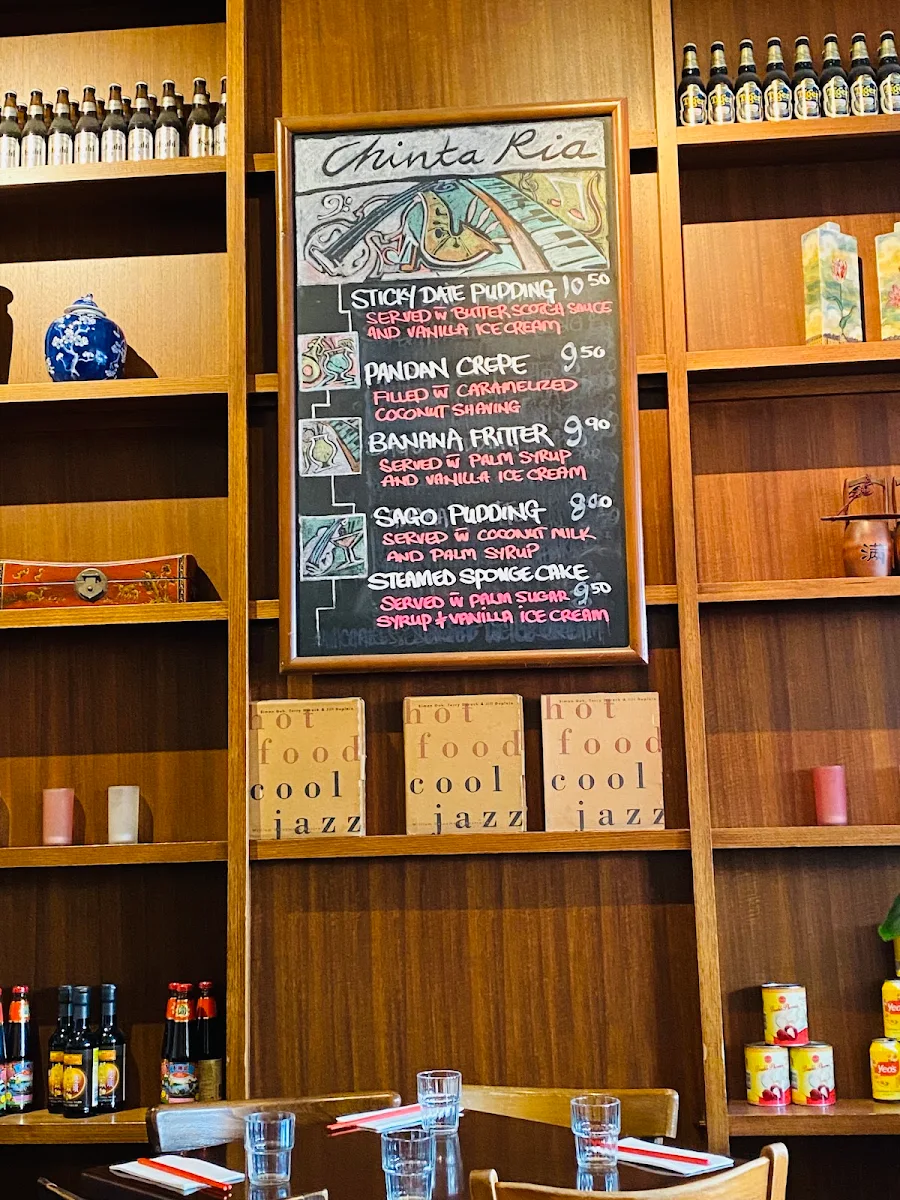 Menu, Chinta Ria Soul