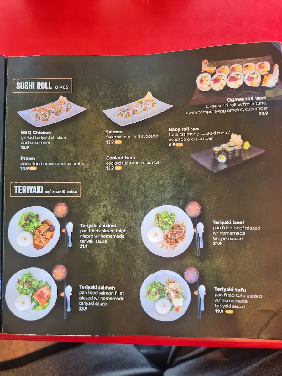 Menu, Ogawa