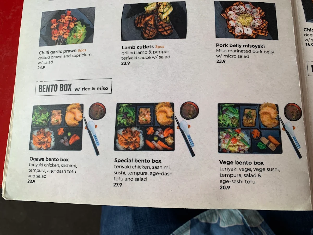 Menu, Ogawa
