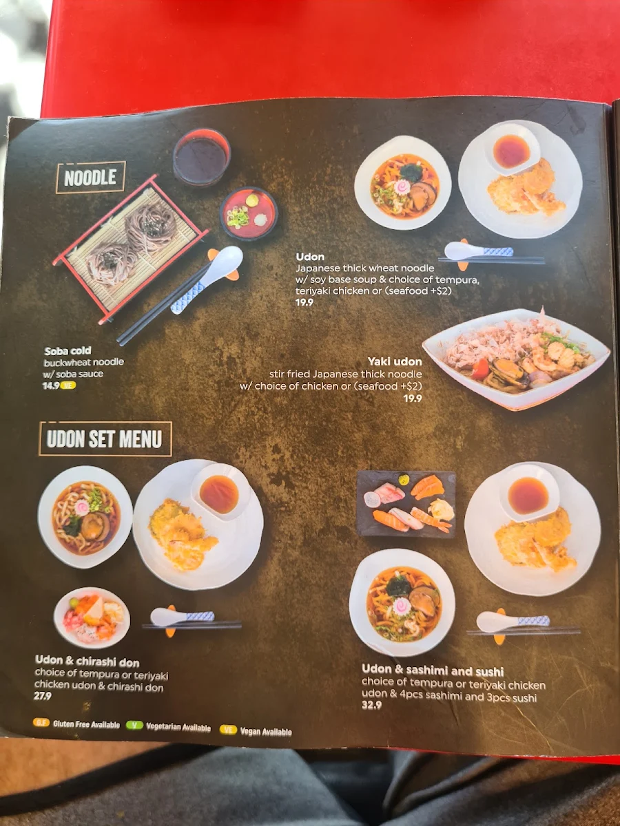 Menu, Ogawa