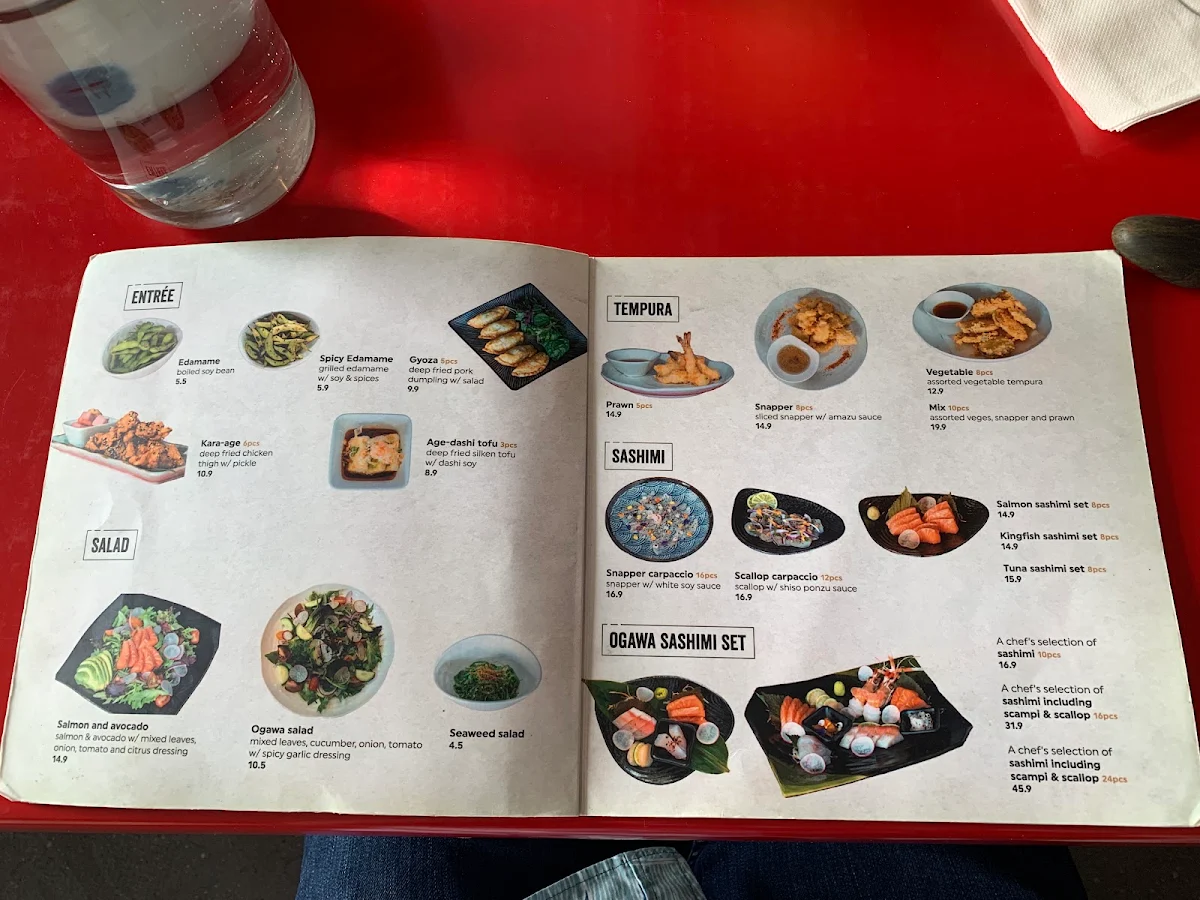 Menu, Ogawa