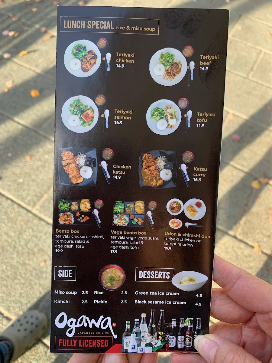 Menu, Ogawa