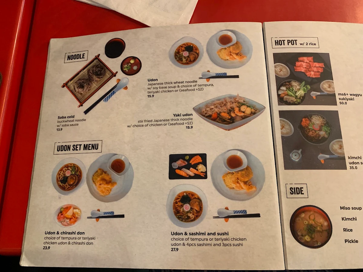 Menu, Ogawa