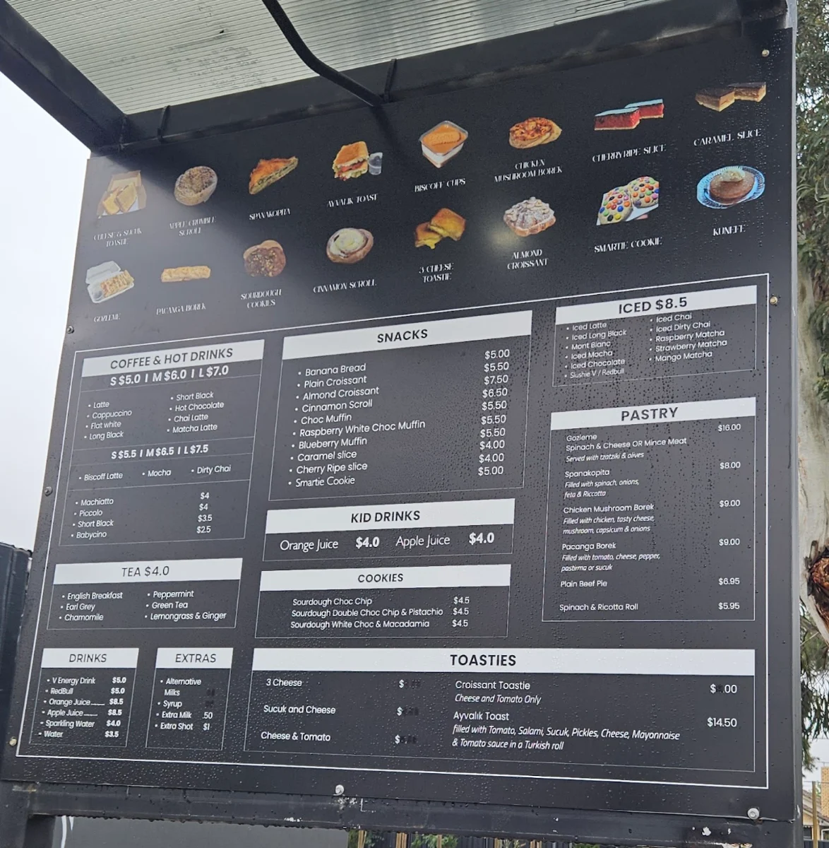 Menu, Lion 21 Coffee